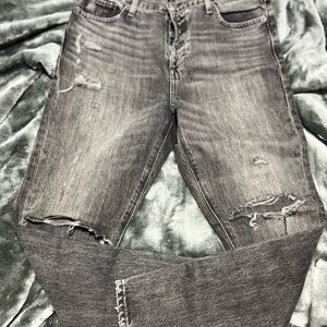 Bridgette Skinny Dark Blk Washed Jeans